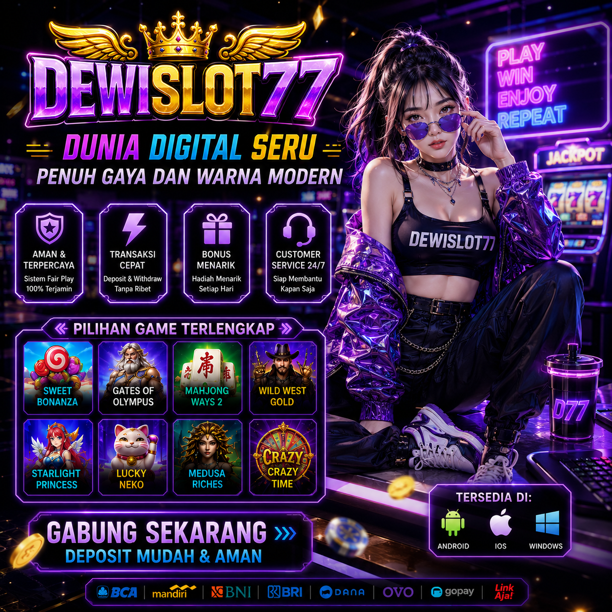 DewiSlot77 - Dunia Digital Seru Penuh Gaya dan Warna Modern
